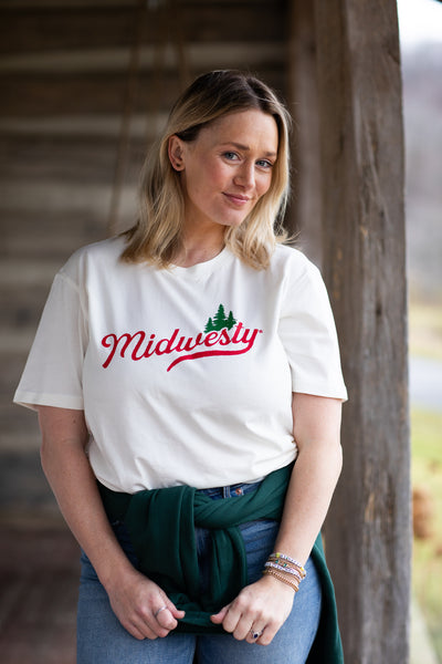 Midwesty® Tee in White (FINAL SALE)