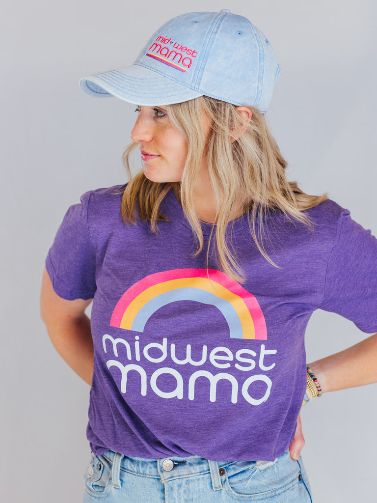 Midwest Mama Tee in Purple