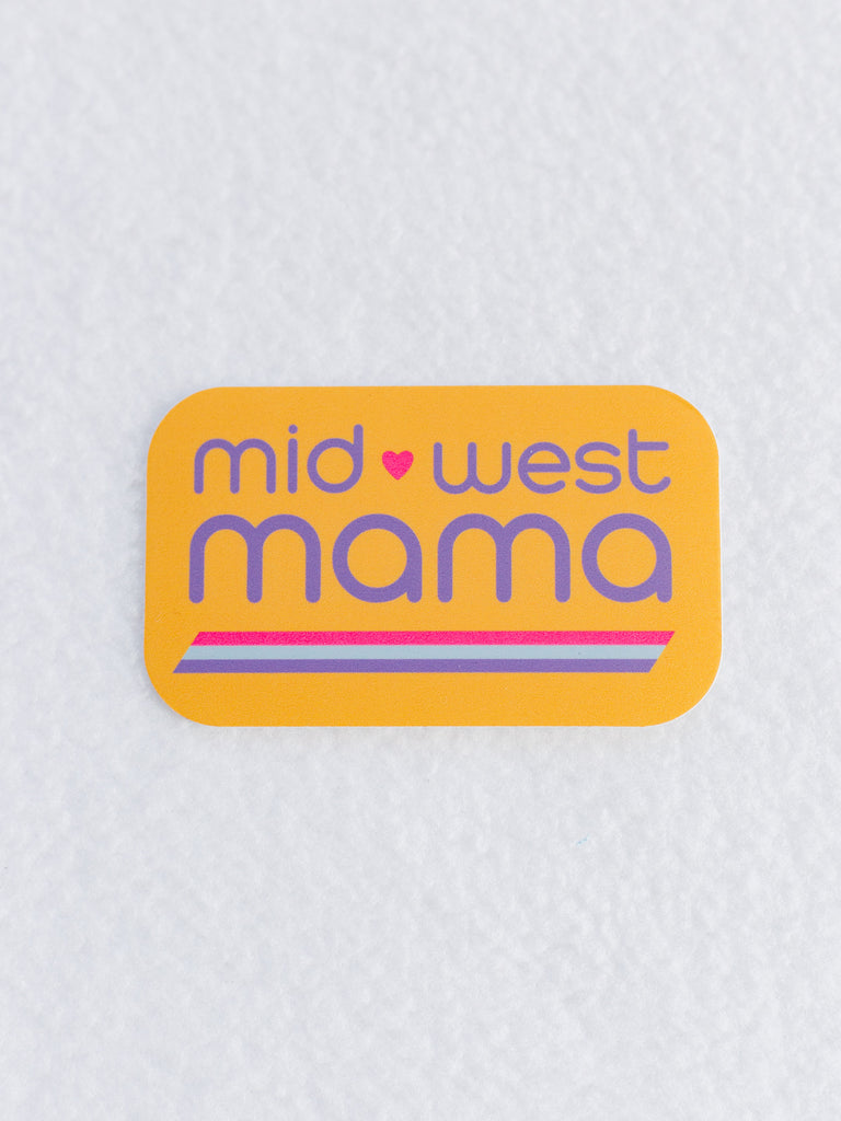 Midwest Mama Rainbow Sticker